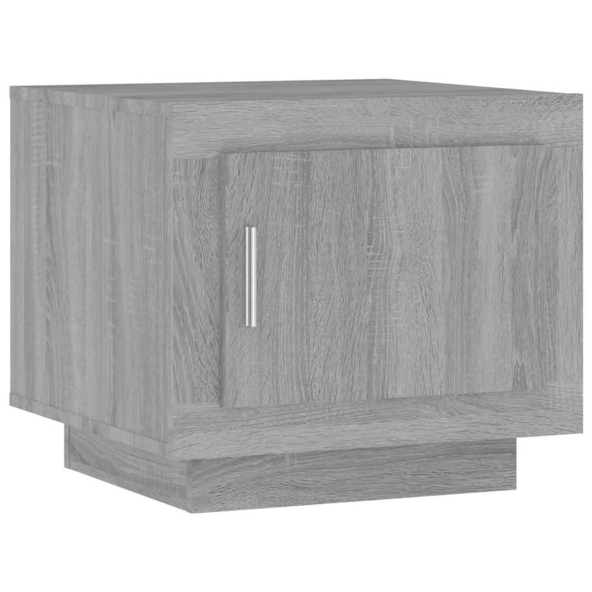VIDAXL Table basse sonoma gris 51x50x45 cm bois d'ingenierie