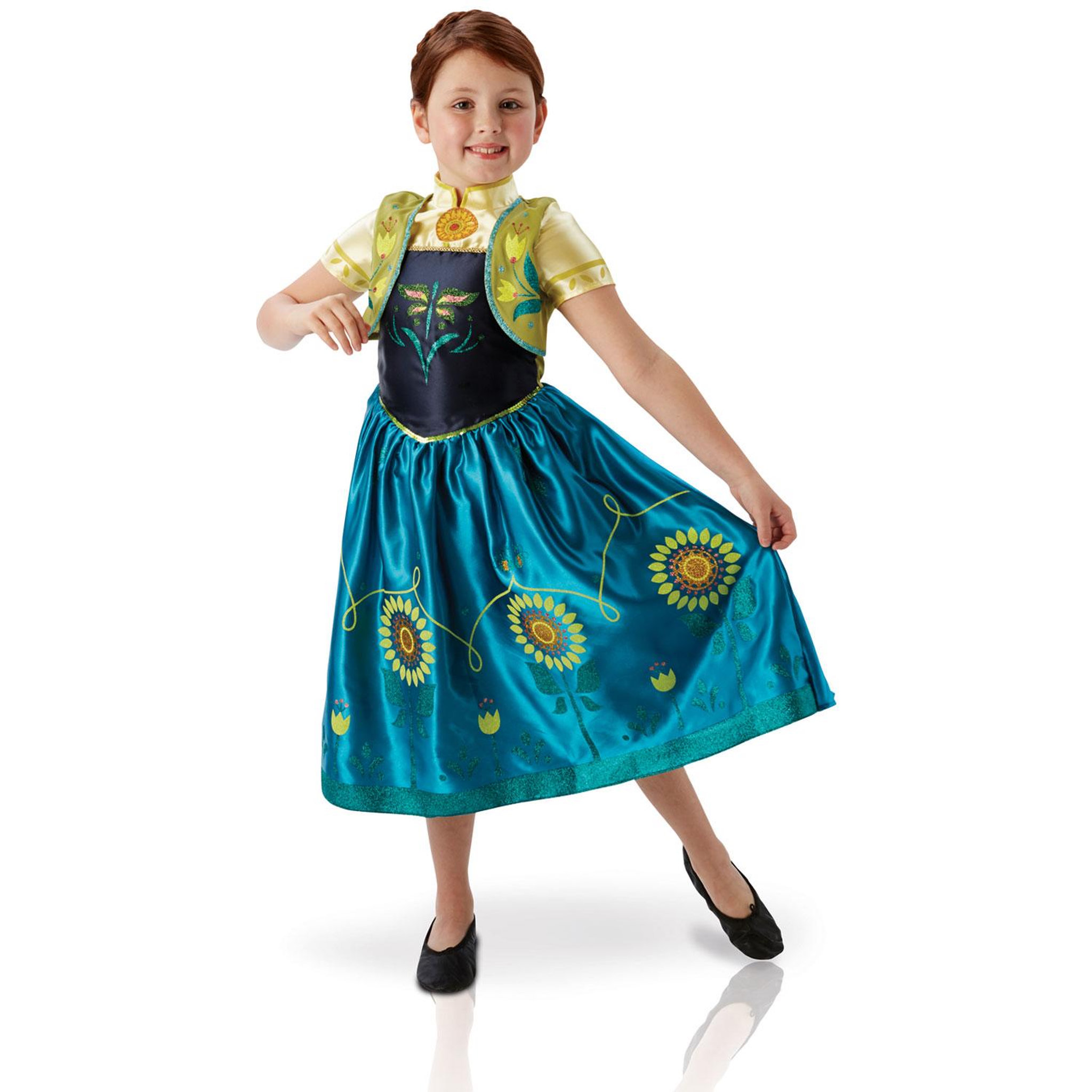 Voir la diapositive 1 : Rubie's Déguisement Anna Court-Métrage La Reine des Neiges : 7/8 ans - 7/9 ans (122 à 134 cm)