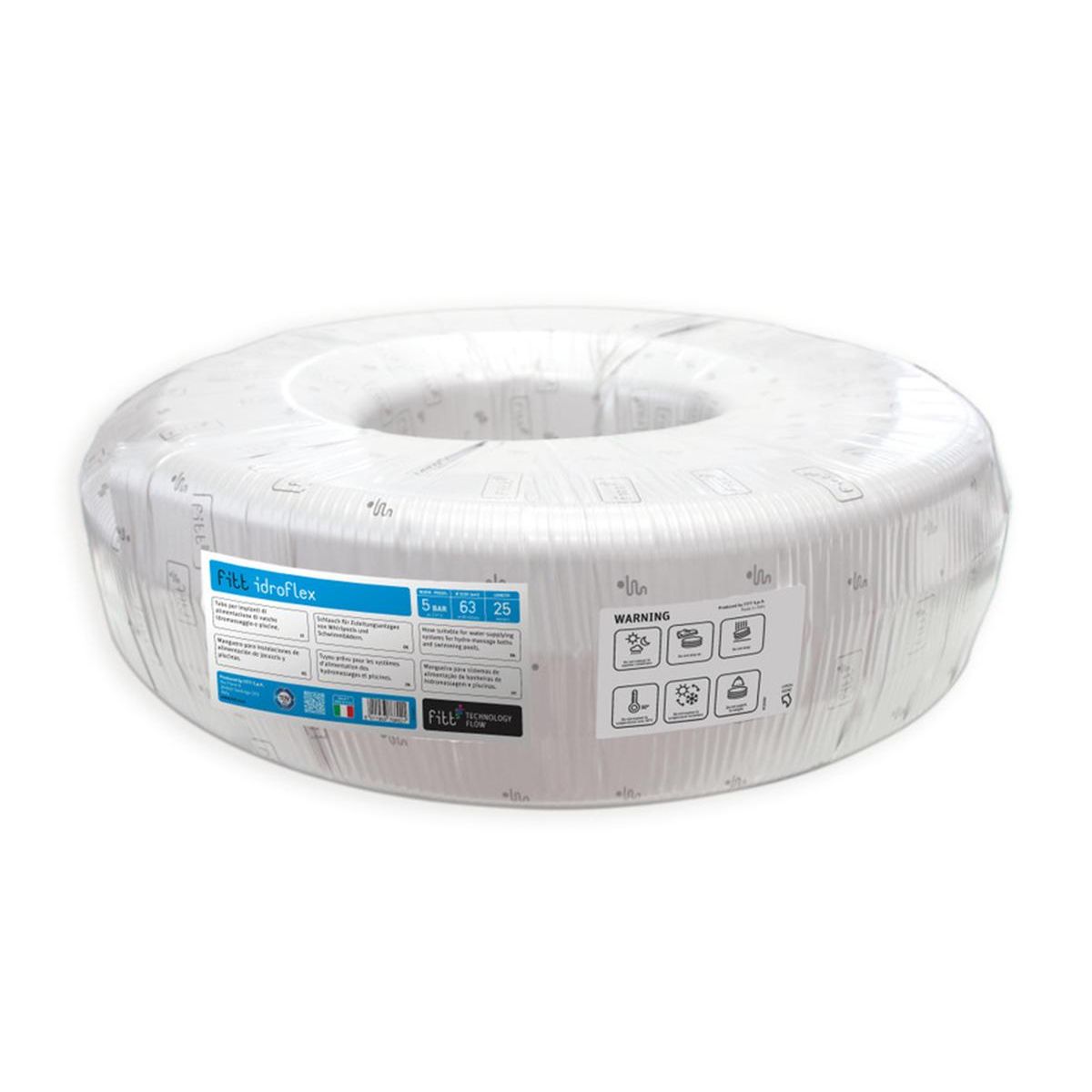 JARDIDECO Tuyau souple PVC Fitt Idroflex 25 m x Ø 50 mm - Fitt