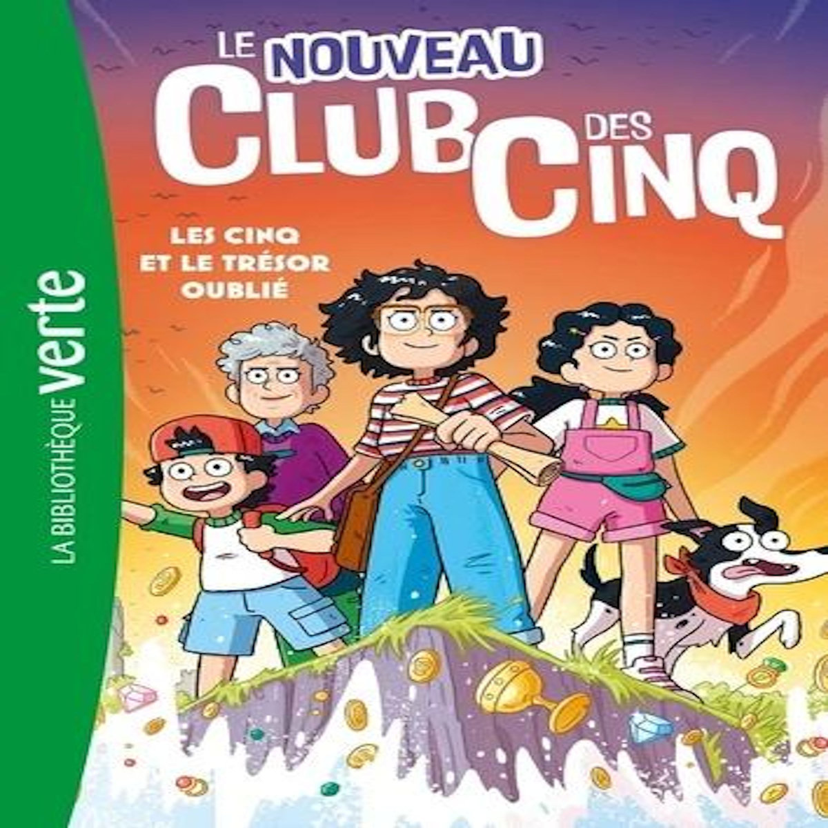 LE NOUVEAU CLUB DES CINQ TOME 1 : LES CINQ ET LE TRESOR OUBLIE, Hachette Jeunesse