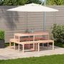 Voir la diapositive 3 : VIDAXL Table de pique-nique 160x134x75 cm bois massif de douglas