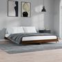 Voir la diapositive 3 : VIDAXL Cadre de lit sans matelas chene marron 200x200 cm