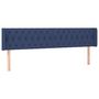 Voir la diapositive 3 : VIDAXL Tete de lit a LED Bleu 203x16x78/88 cm Tissu