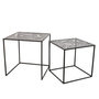 Voir la diapositive 2 : Paris Prix Lot de 2 Tables Gigognes  Havana  40cm Noir