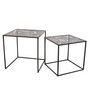 Voir la diapositive 2 : Paris Prix Lot de 2 Tables Gigognes  Havana  40cm Noir