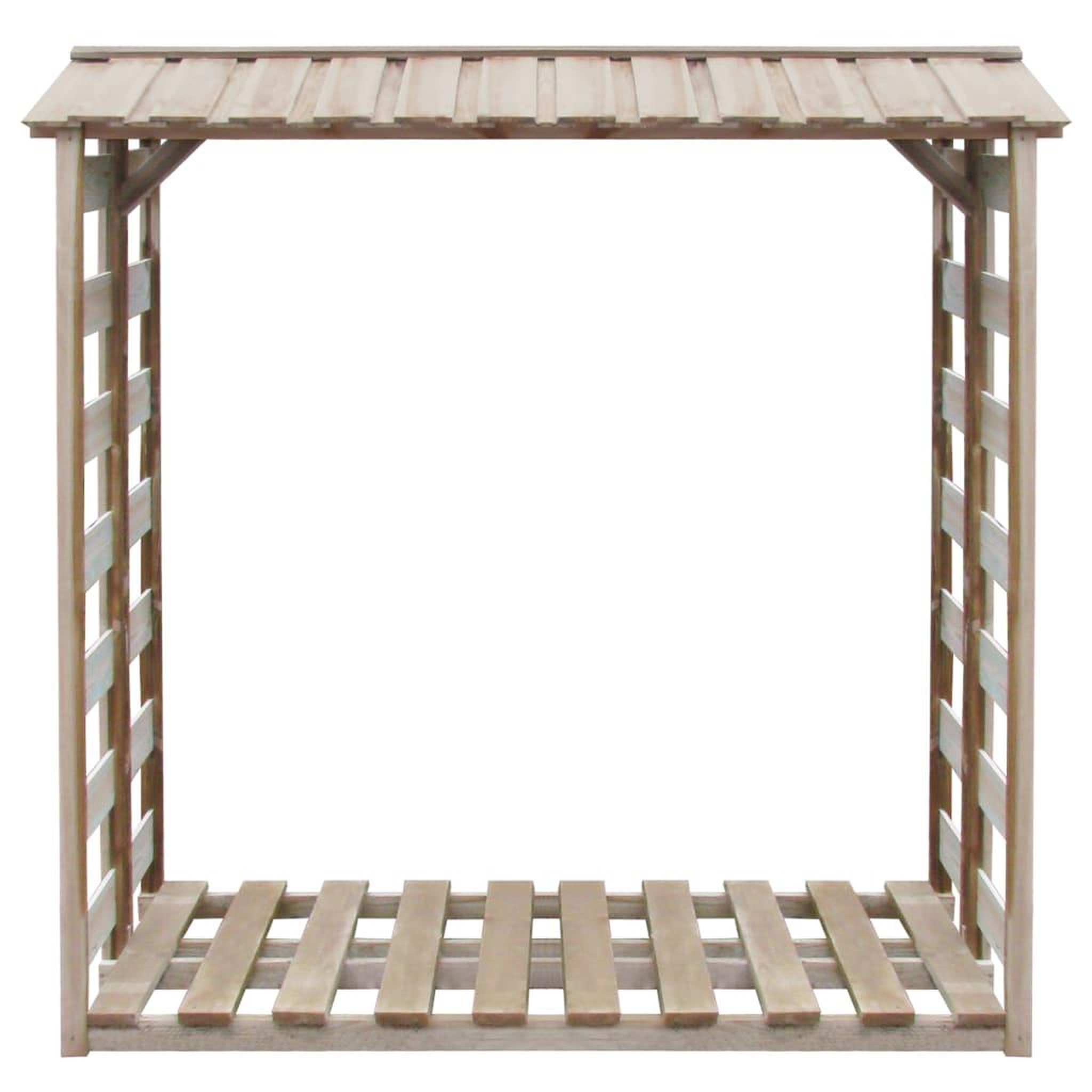 Voir la diapositive 2 : VIDAXL Abri de stockage a bois de chauffage 150x90x176 cm Pin impregne