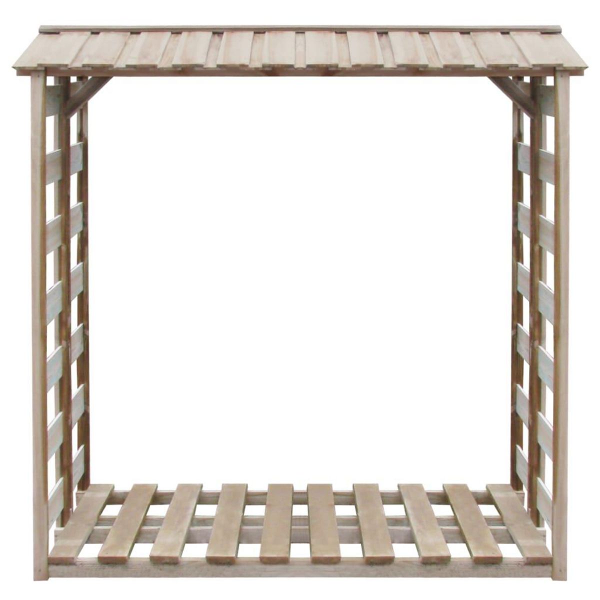 VIDAXL Abri de stockage a bois de chauffage 150x90x176 cm Pin impregne