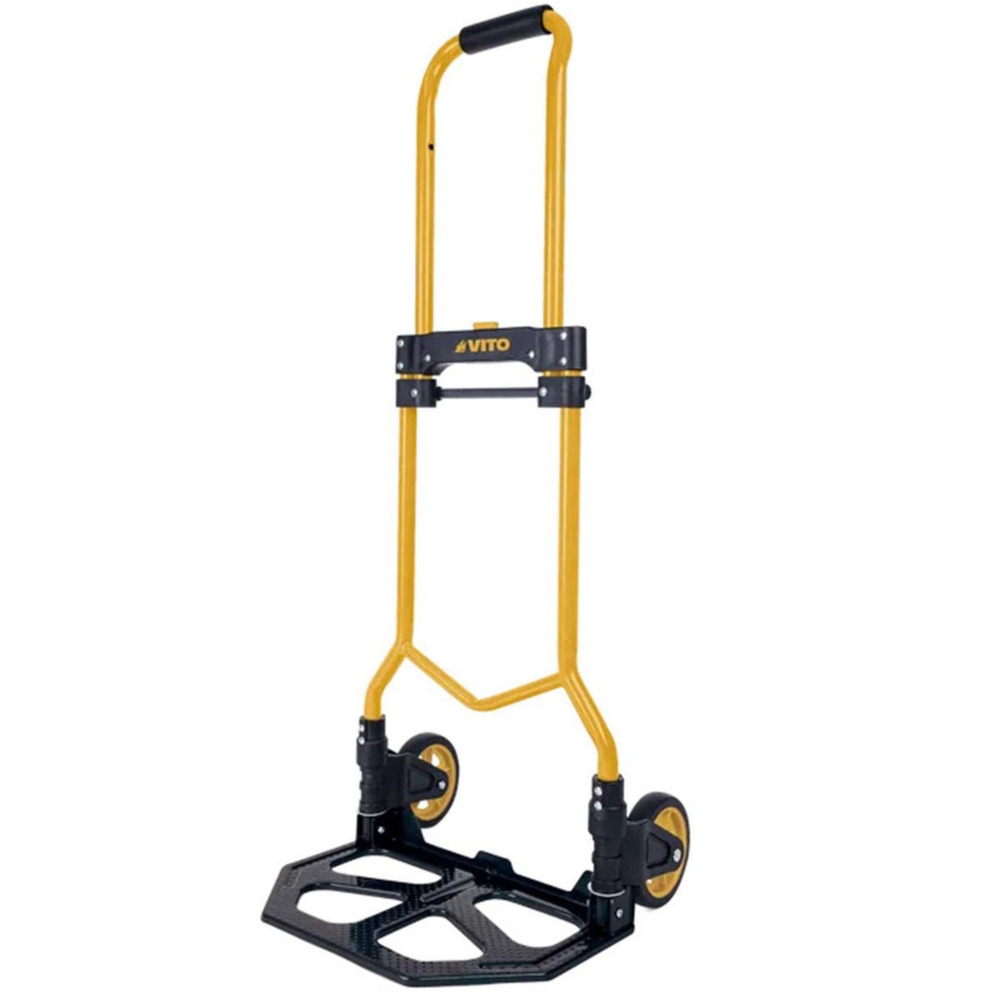 Voir la diapositive 4 : VITO Chariot à roues Diable pliable Charge 80kg Mat réglable VITO