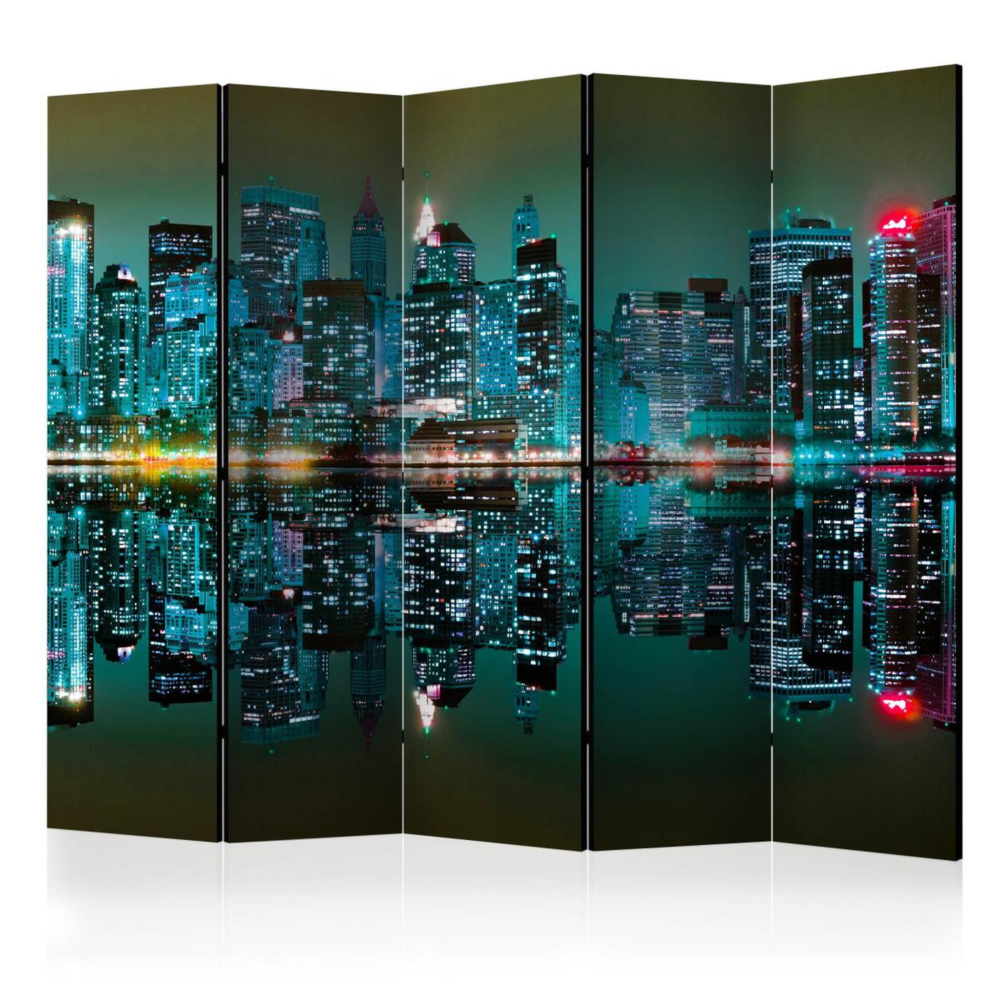 Paris Prix Paravent 5 volets  gold reflections nyc  172x225cm