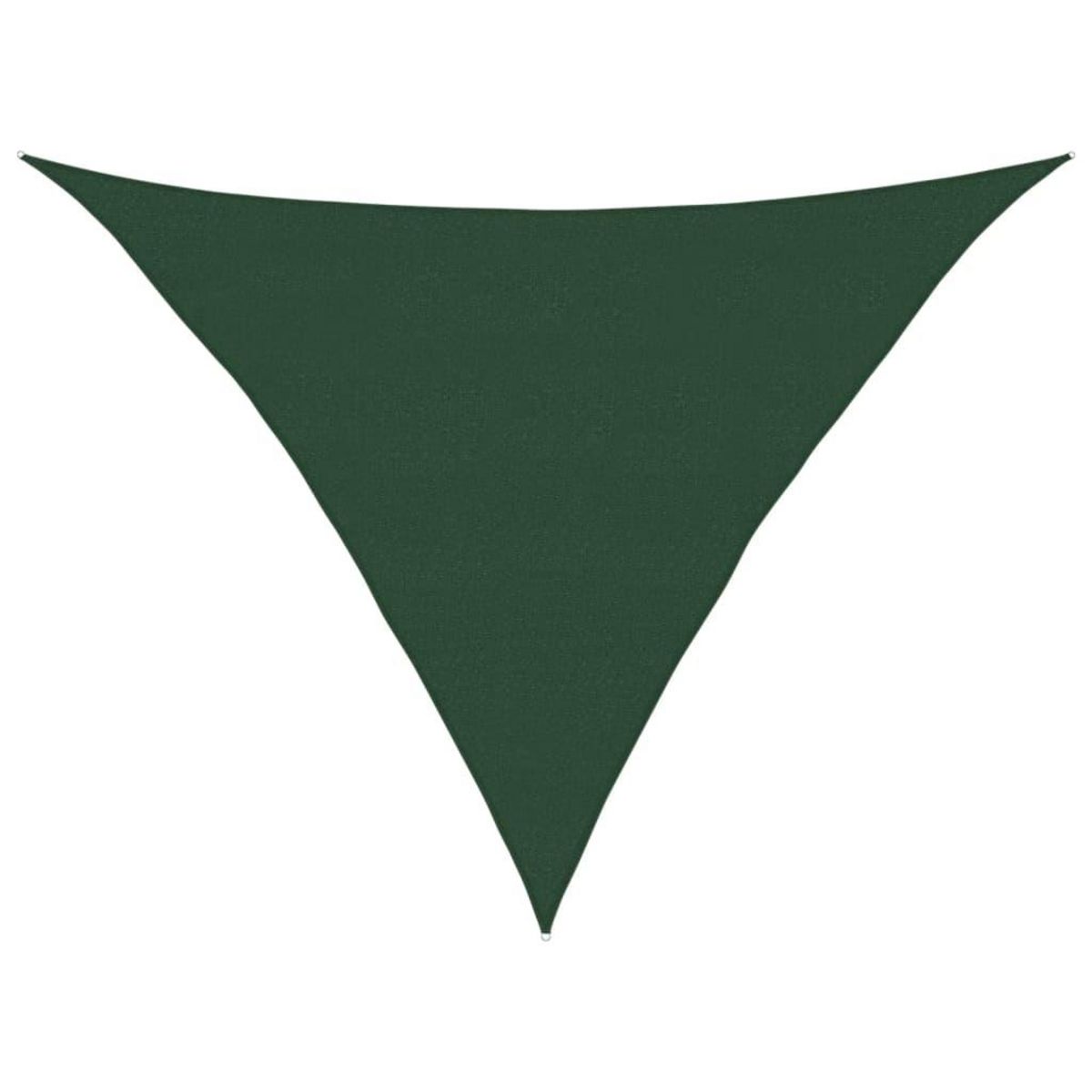 VIDAXL Voile d'ombrage 160 g/m^2 Vert fonce 5x5x6 m PEHD