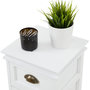 Voir la diapositive 4 : IDIMEX Chiffonnier LANDHAUS, 4 tiroirs, blanc