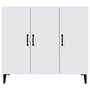 Voir la diapositive 5 : VIDAXL Buffet blanc 90x34x80 cm bois d'ingenierie
