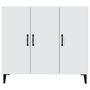 Voir la diapositive 5 : VIDAXL Buffet blanc 90x34x80 cm bois d'ingenierie