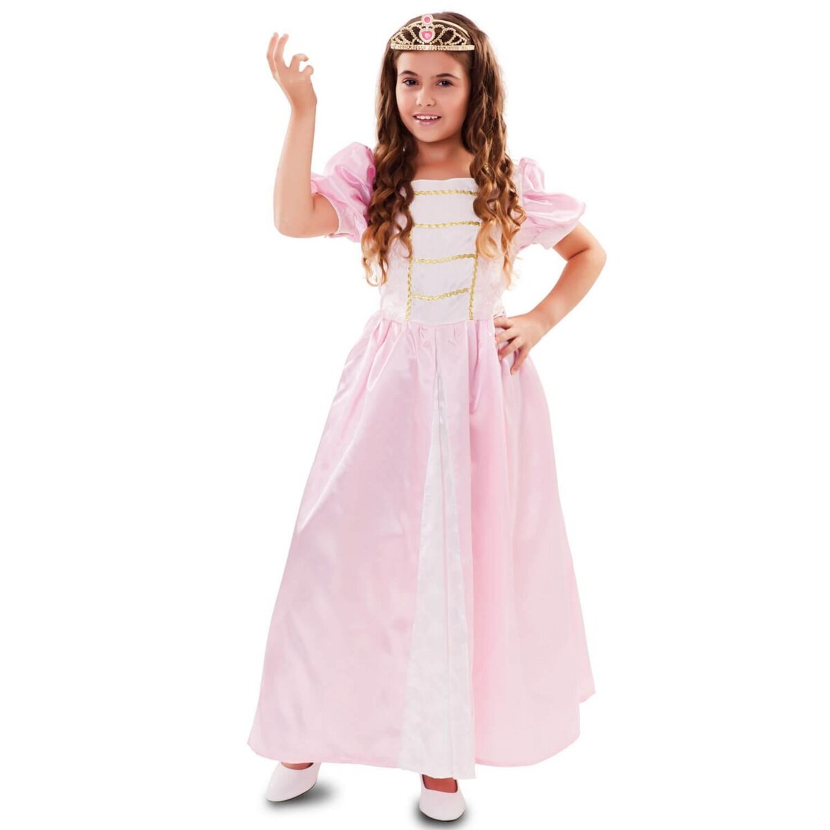 EURO CARNAVALES Déguisement Princesse - Rose - Fille - 7/9 ans