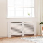 VIDAXL Cache-radiateur Blanc 172x19x81,5 cm MDF
