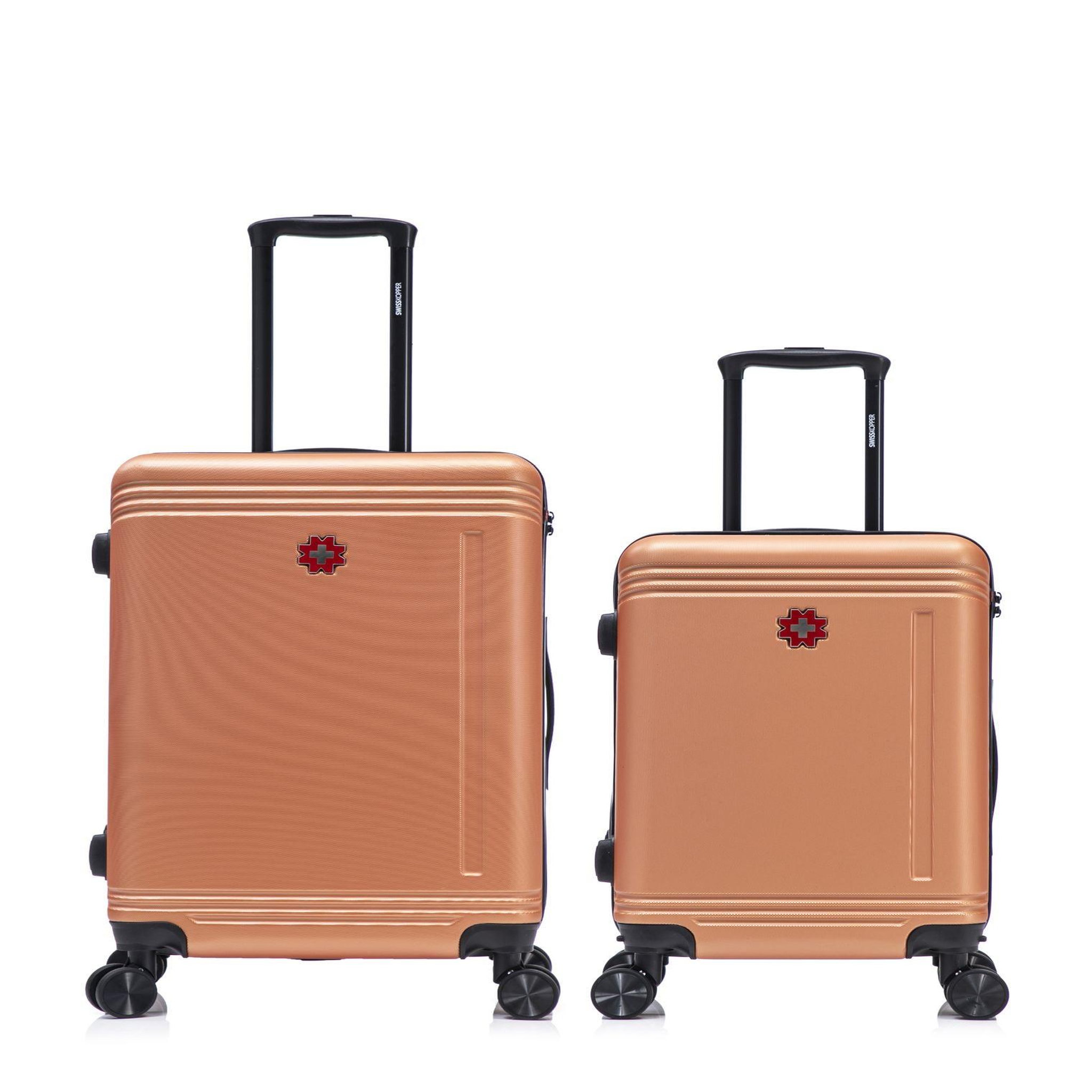 SWISS KOPPER Lot de 2 Valises Rigides Taille Moyenne et Cabine GSTAAD