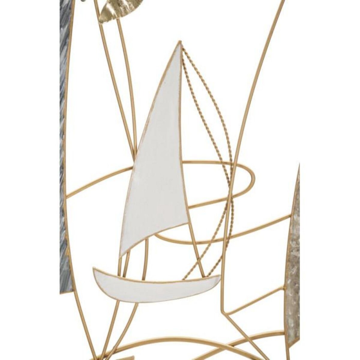 Paris Prix Décoration Murale en Métal  Boat Light  123cm Multicolore