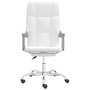 Voir la diapositive 3 : VIDAXL Fauteuil inclinable de bureau Blanc Similicuir
