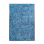 Paris Prix Tapis Tissé à Poils Courts  Antique  Bleu. Coloris disponibles : Bleu