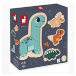 Juratoys-Janod Puzzle Dino - 4 puzzles evolutifs
