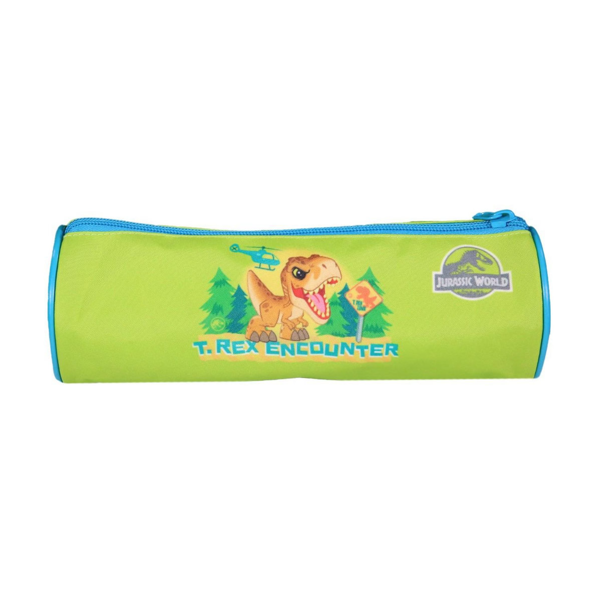 Bagtrotter BAGTROTTER Trousse scolaire ronde Jurassic World Vert