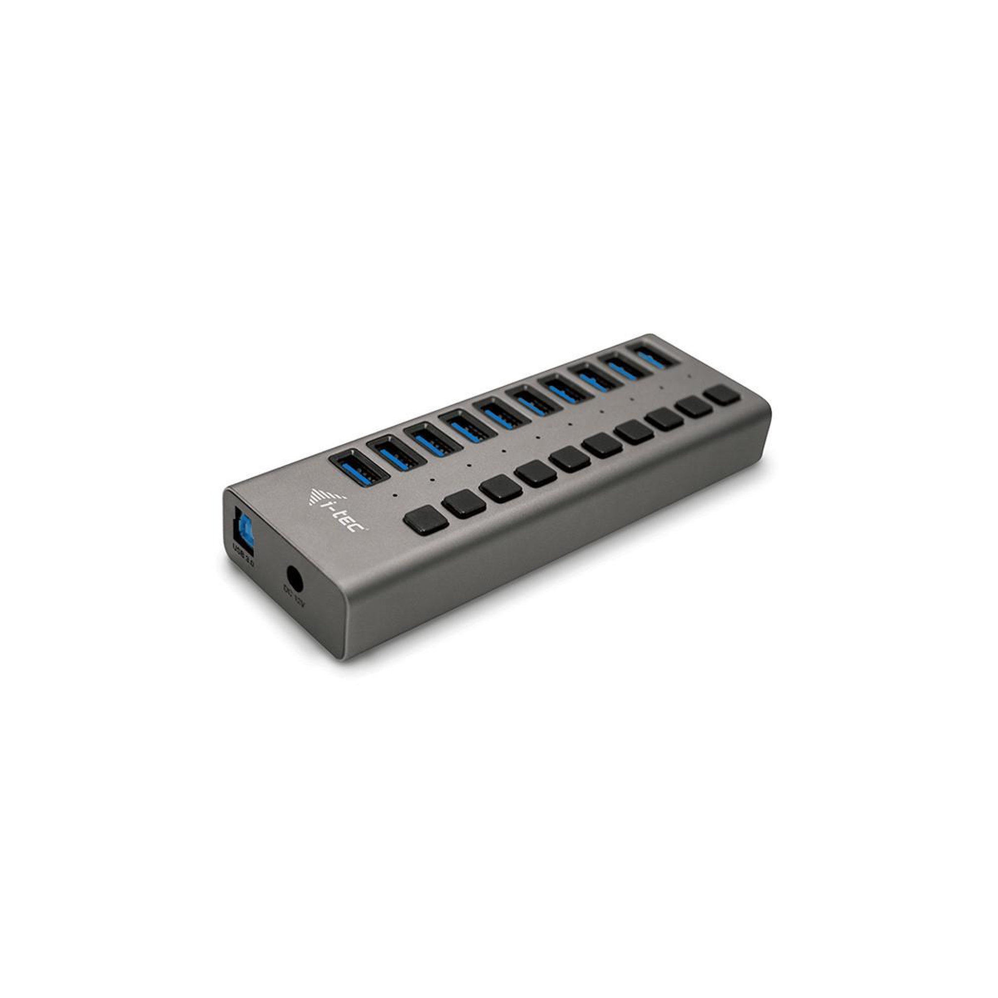 Voir la diapositive 2 : I-TEC I-tec u3chargehub10 chargeur d'appareils mobiles universel gris secteur charge rapide intérieure