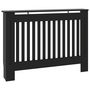 Voir la diapositive 2 : VIDAXL Cache-radiateur noir 112x19x81,5 cm MDF