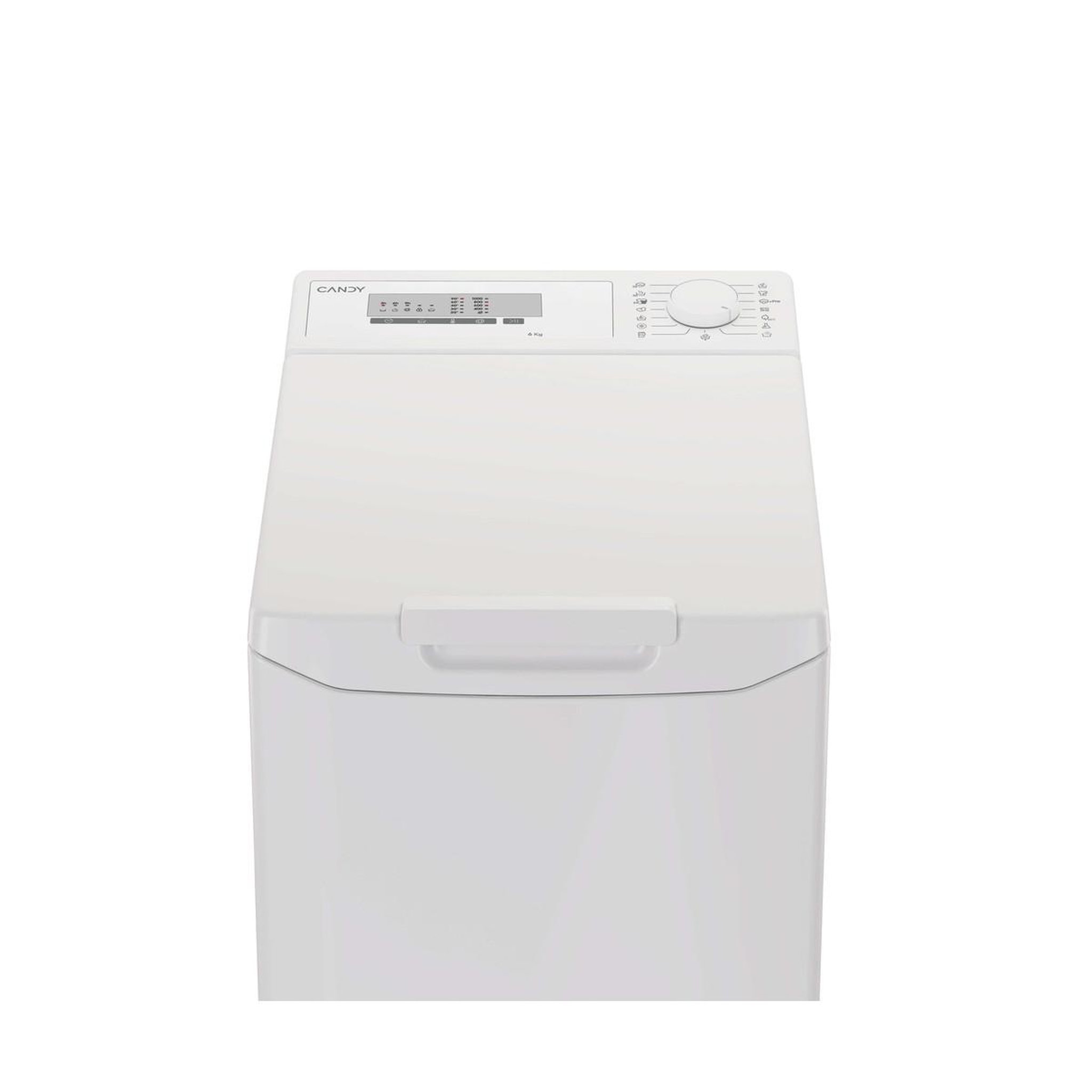 Voir la diapositive 3 : Candy Lave-linge top 6kg 1000 tours/min blanc - EYTC106L2-S