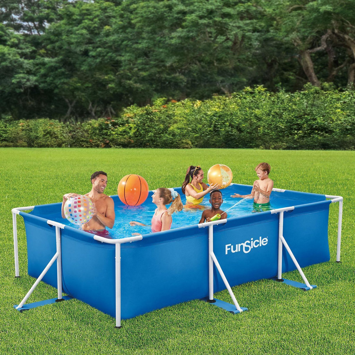 FUNSICLE Piscine tubulaire Activity™ Lap Pool Funsicle  3m x 2m x 75cm