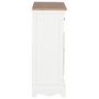 Voir la diapositive 4 : VIDAXL Buffet Blanc 60x30x80 cm Bois massif