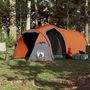 Voir la diapositive 3 : VIDAXL Tente de camping tunnel 2 personnes orange impermeable