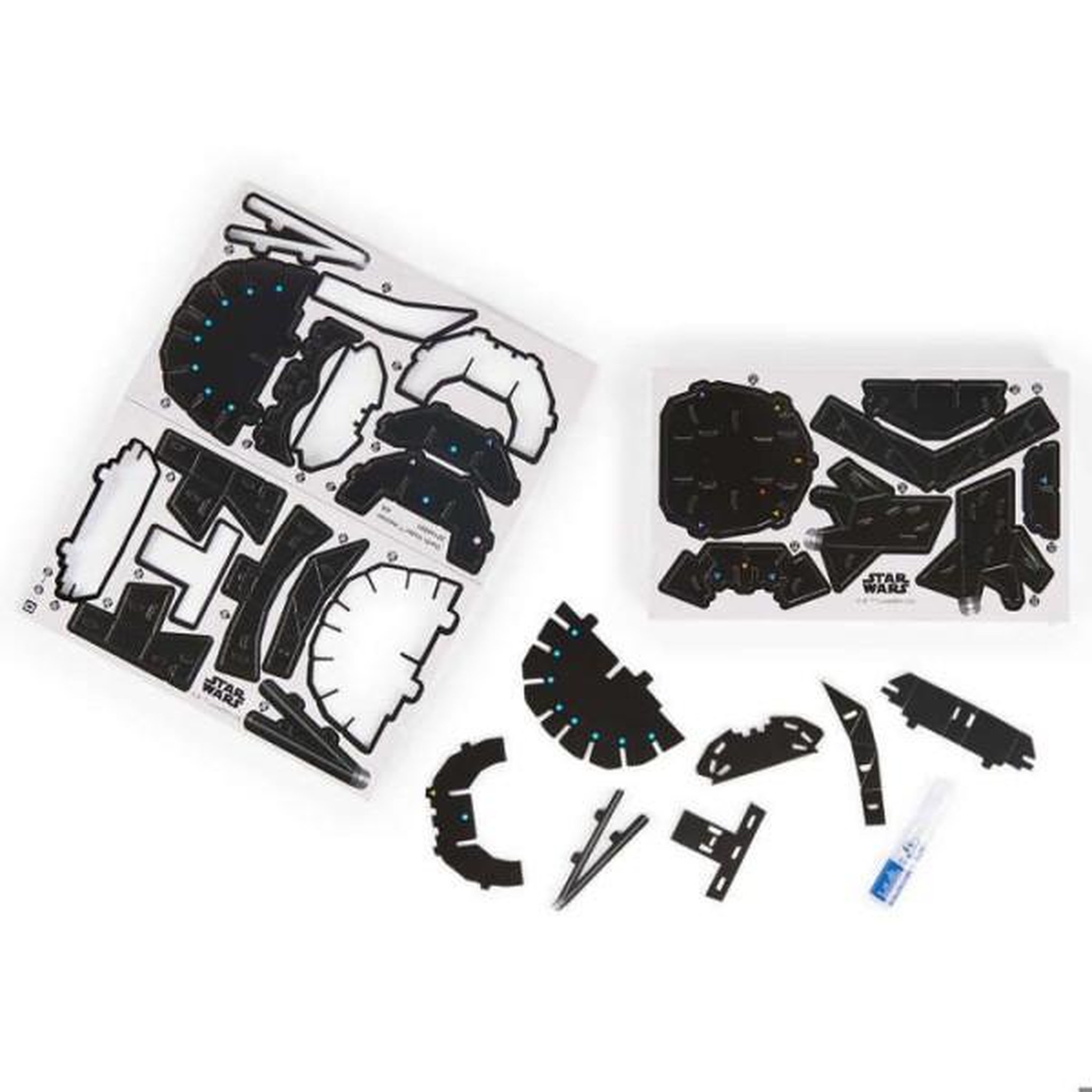 Voir la diapositive 5 : Spin Master Spin master puzzle 4d build star wars star wars casque de dark vador modele 3d figurine a assembler