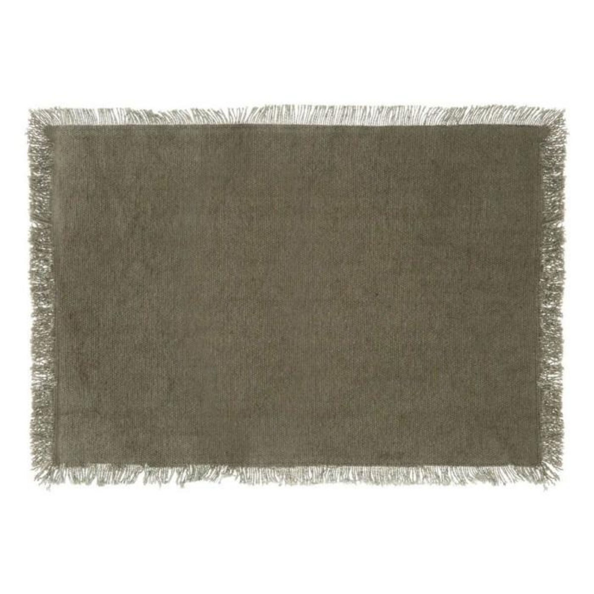 SECRET DE GOURMET Set de Table Déco  Maha  30x45cm Vert Kaki