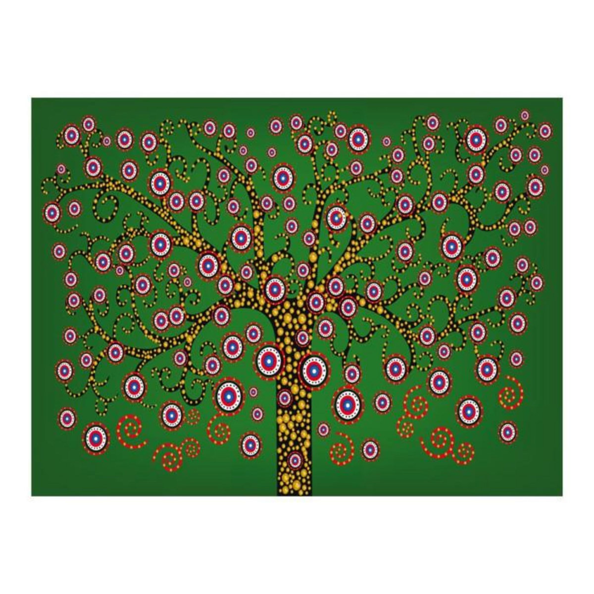 Paris Prix Papier Peint  Abstraction : Arbre Vert