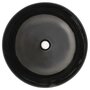 Voir la diapositive 3 : VIDAXL Lavabo rond Ceramique Noir 41,5 x 13,5 cm