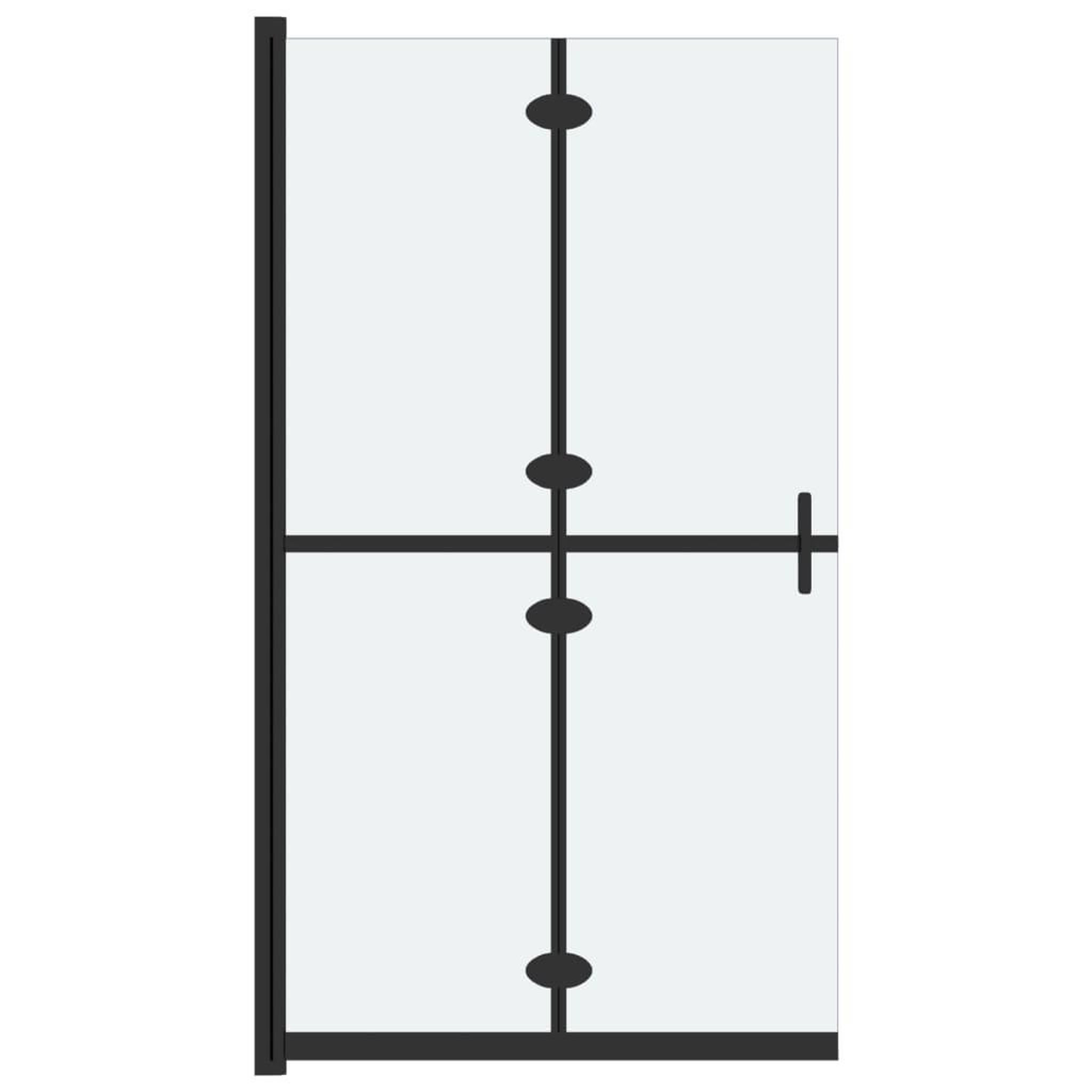 Voir la diapositive 2 : VIDAXL Paroi de douche pliable Verre ESG depoli 70x190 cm