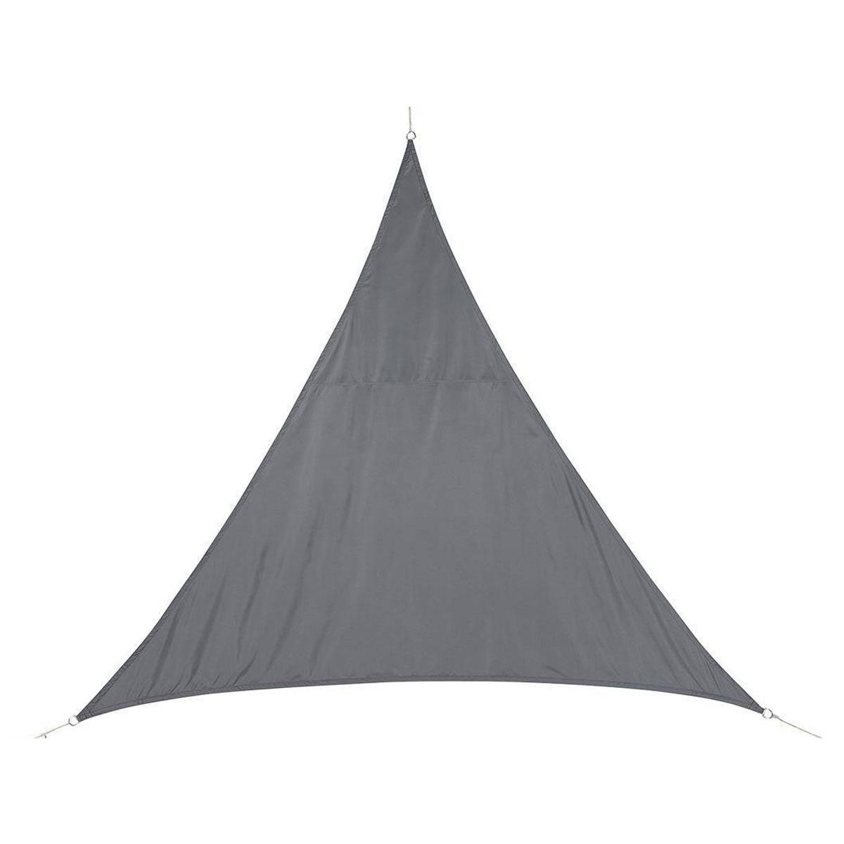 HESPERIDE Voile d'ombrage triangulaire 2 x 2 x 2 m Curacao - Gris - Hespéride