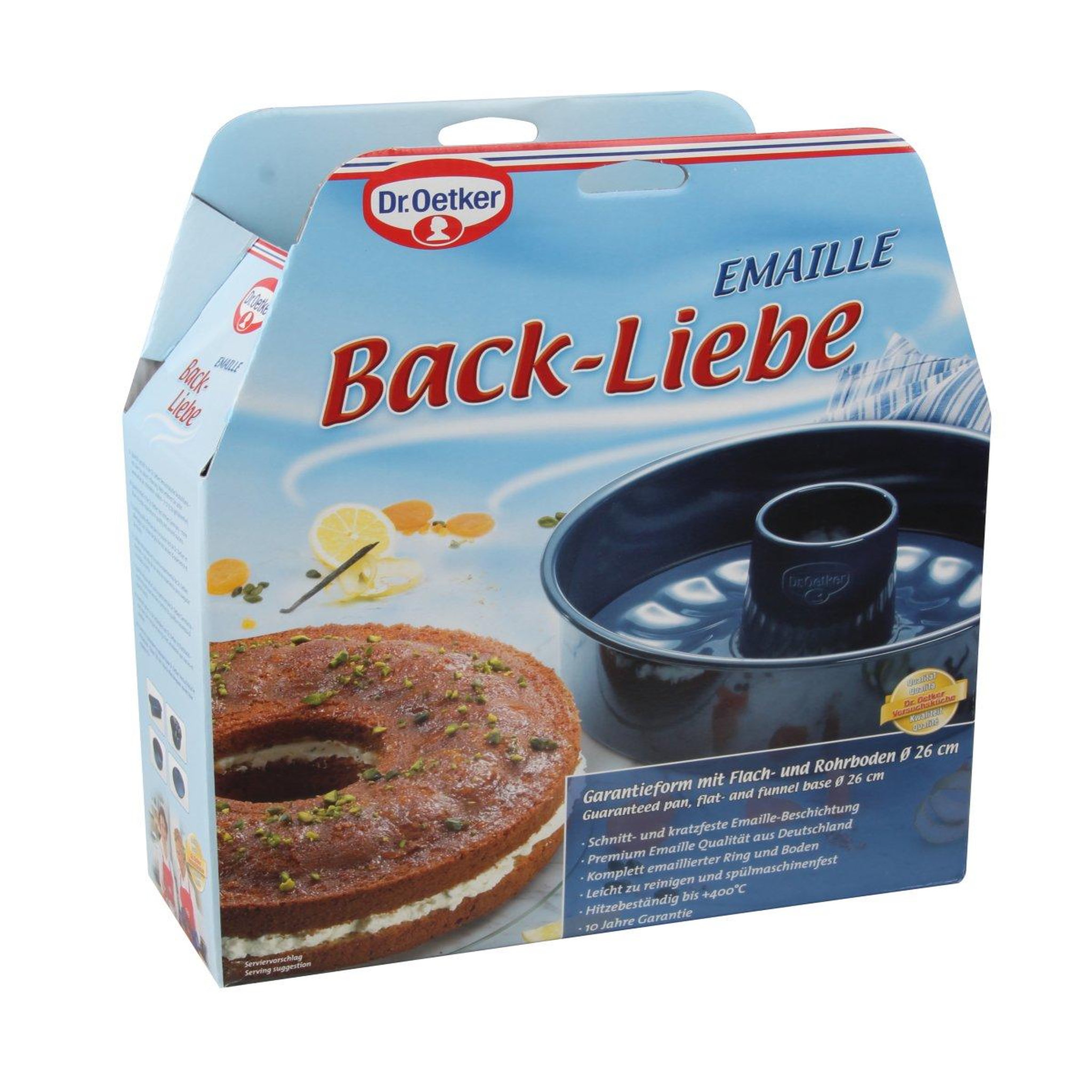 Voir la diapositive 6 : DR.OETKER Moule à manqué et savarin double fond 26 cm dr. Oetker back liebe