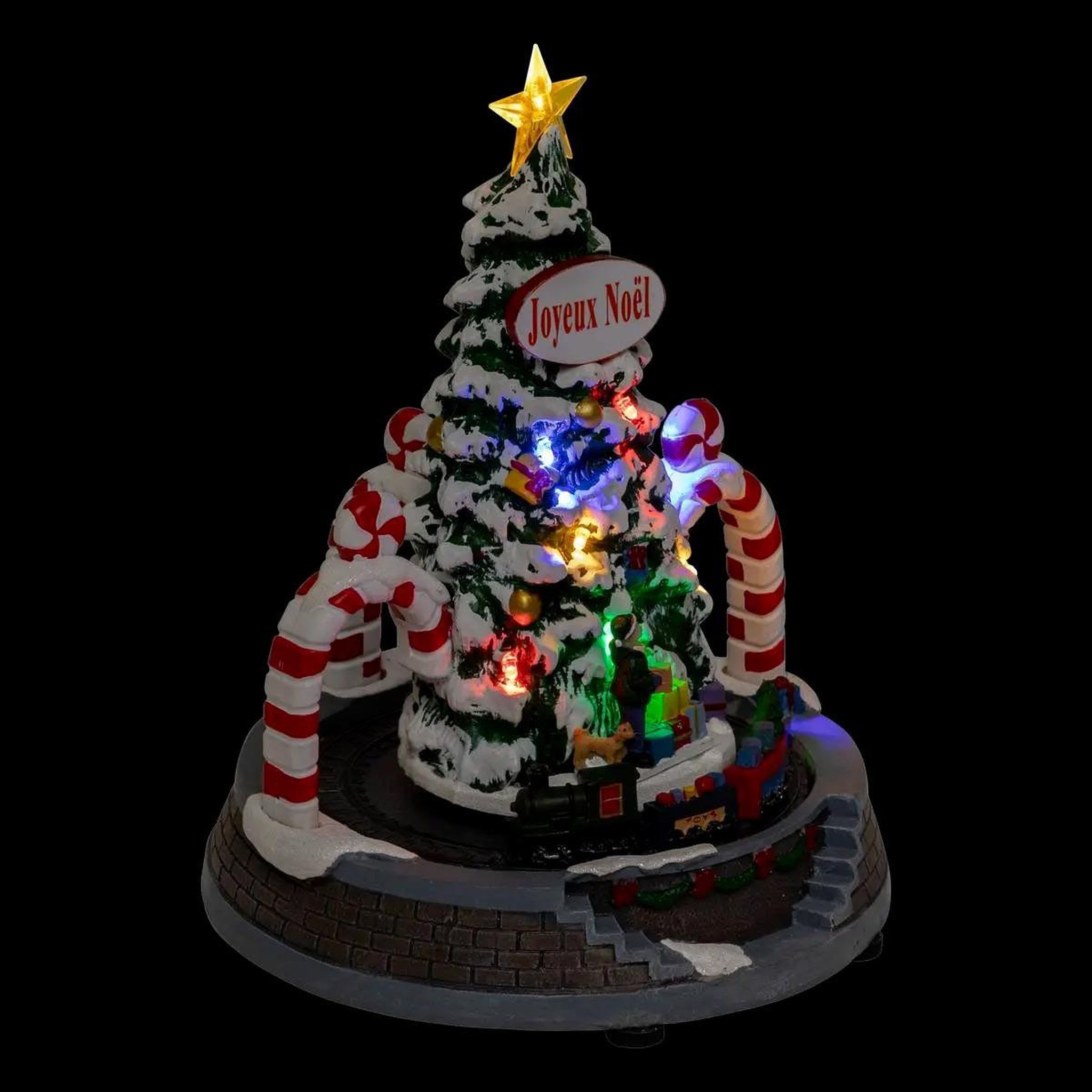 Voir la diapositive 2 : ATMOSPHERA Village de noel sapin train 208836