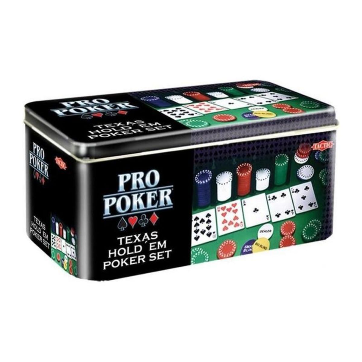 Tactic Coffret Métal Propoker - TACTIC - Jeu de carte - Mixte - 60 min - A partir de 11 ans