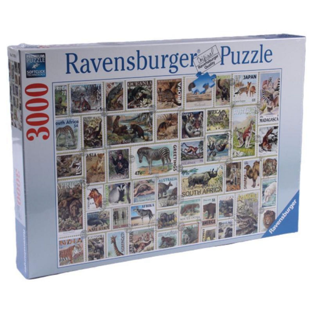 RAVENSBURGER Ravensburger Puzzle Tierbriefmarken (17079)