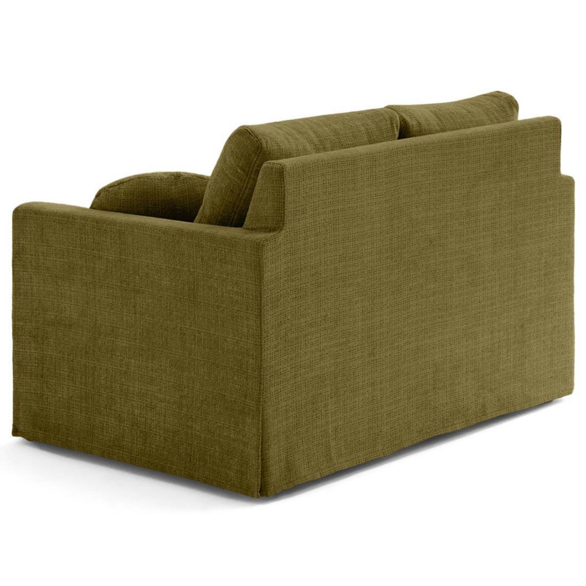 LISA DESIGN Serena - canapé droit déhoussable 2 places en velours texturé