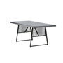 Voir la diapositive 6 : Paris Prix Table de Jardin en Verre  Dallas  193cm Noir