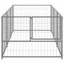 Voir la diapositive 3 : VIDAXL Chenil Argente 3 m² Acier