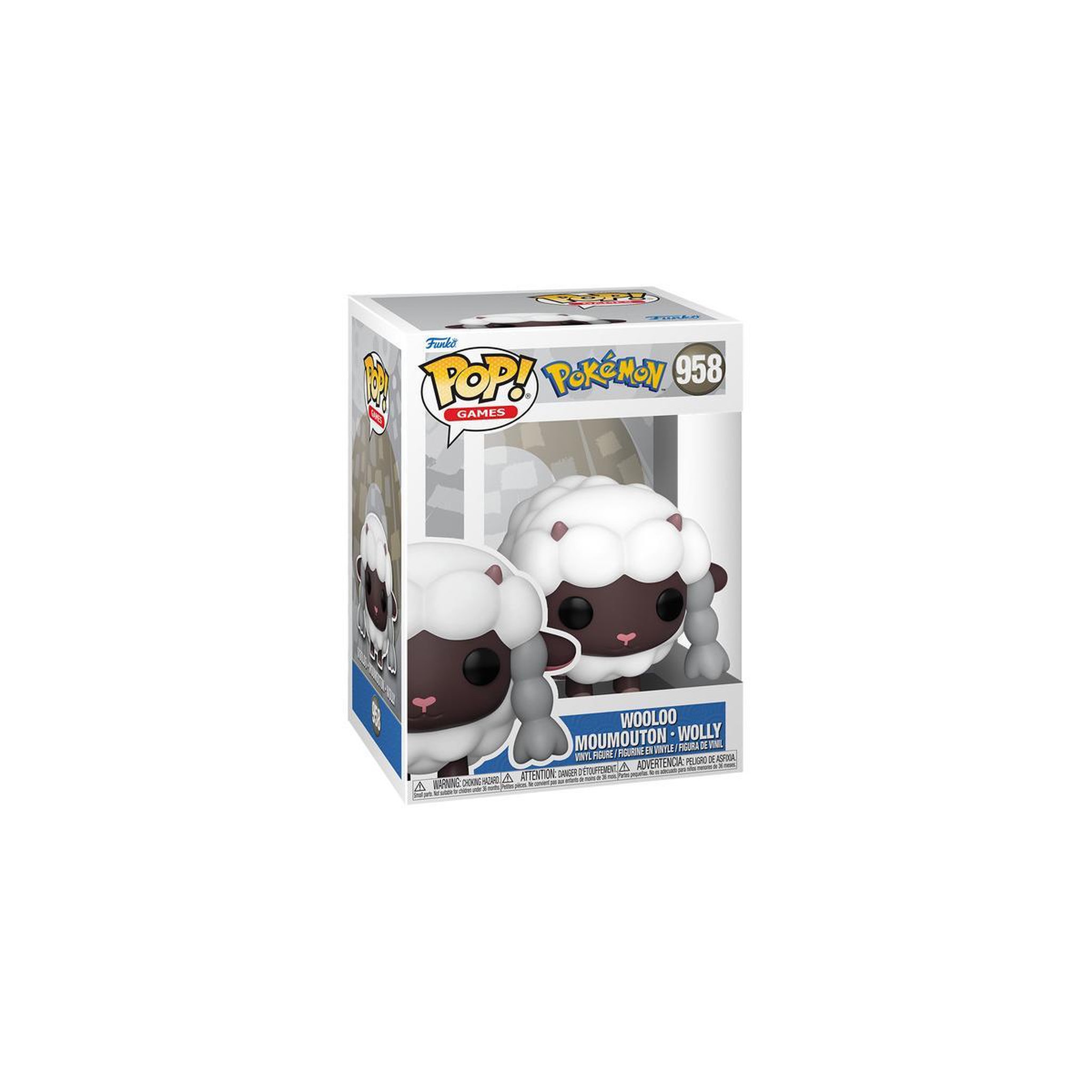 Voir la diapositive 3 : Funko Figurine Funko Pop Games Pokemon Wooloo