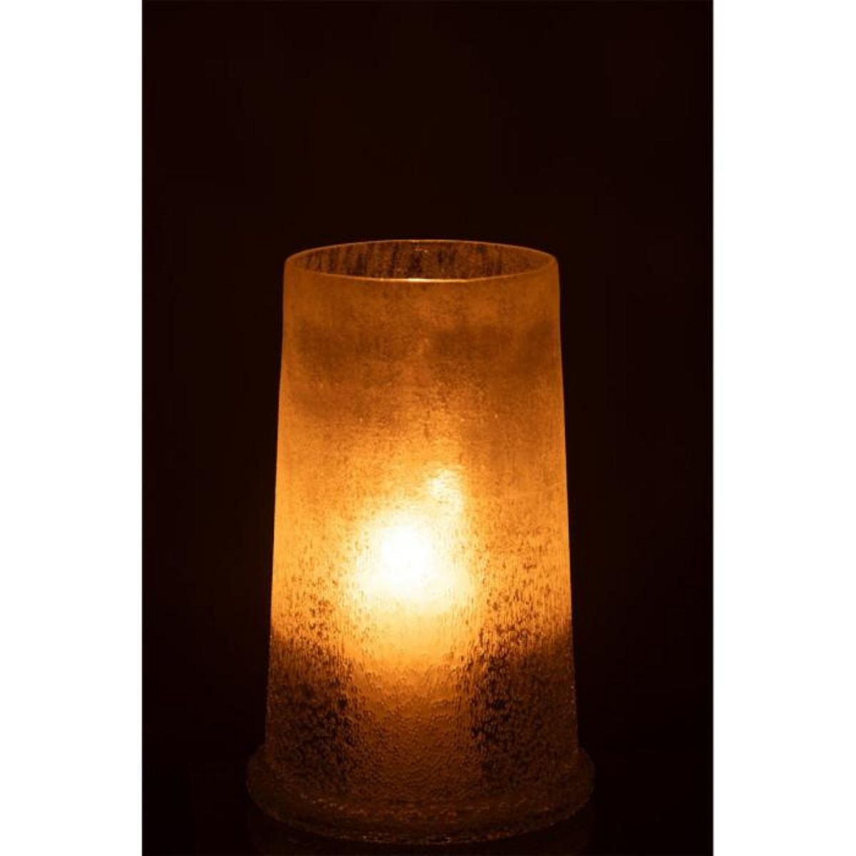 Paris Prix Photophore en Verre  Sucre  28cm Blanc