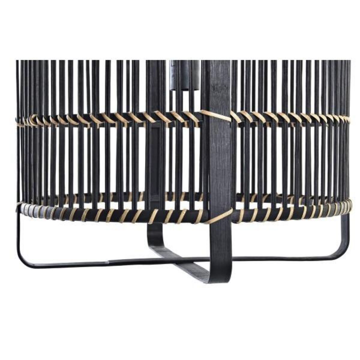 MARKET24 Suspension DKD Home Decor Noir Bambou 50 W 40 x 40 x 35 cm