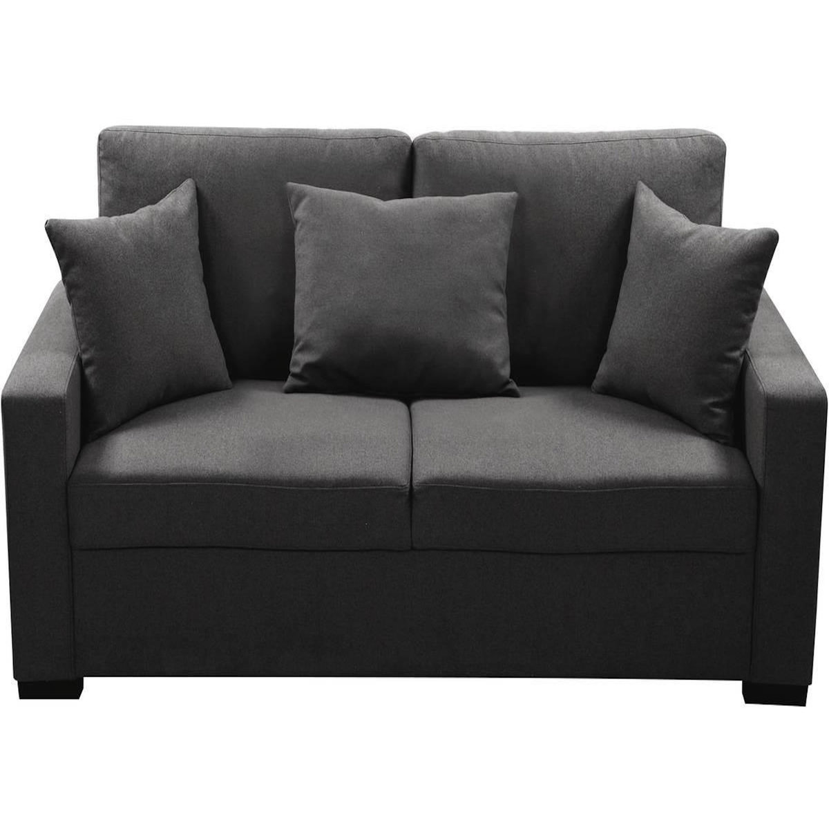 Habitat et Jardin Canapé droit fixe  Alise  - 3 places - Gris