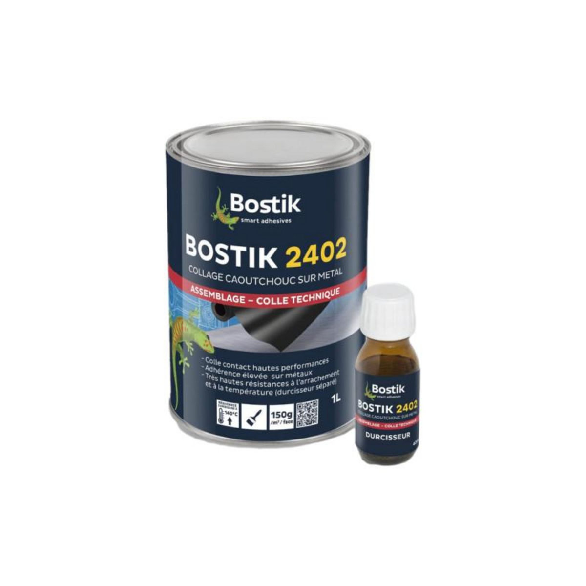 Bostik Colle néoprène + durcisseur 2402 BOSTIK 1L