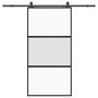 Voir la diapositive 2 : VIDAXL Porte coulissante avec kit de quincaillerie noir 102,5x205 cm